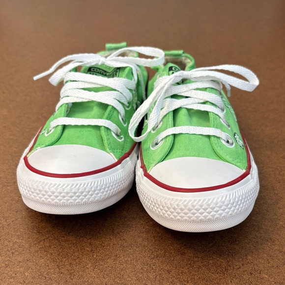Converse Green Sneakers with White Accents - Picture 5 of 10